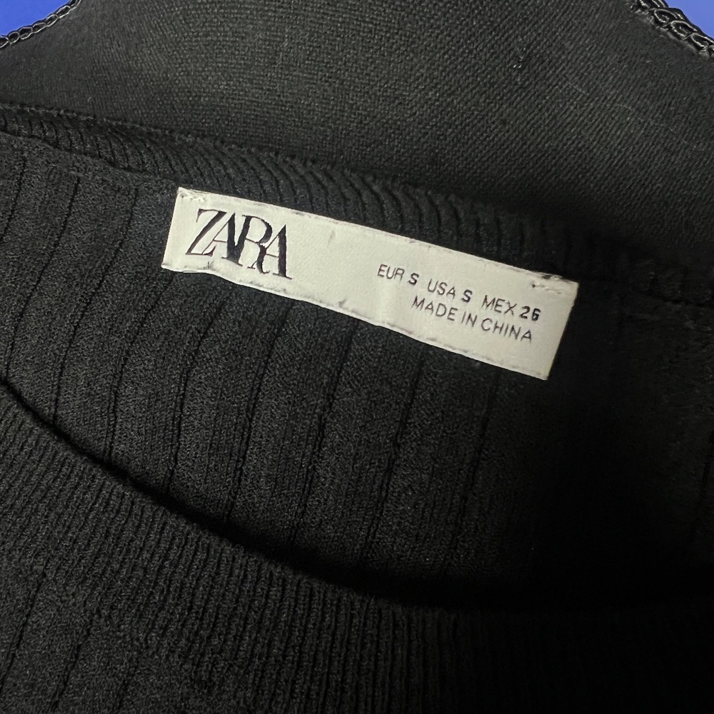 ZARA - Ribbed Cropped Top - Picture 3 of 3